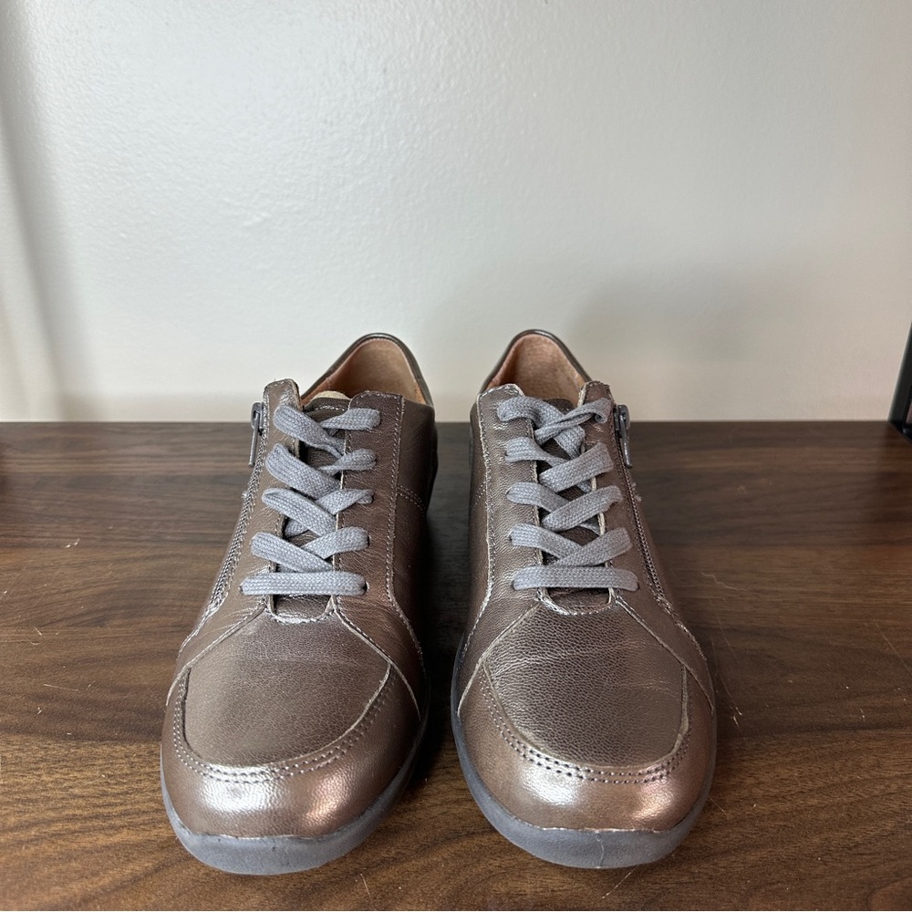 Vionic Dark Brown Leather Sneakers - image 3